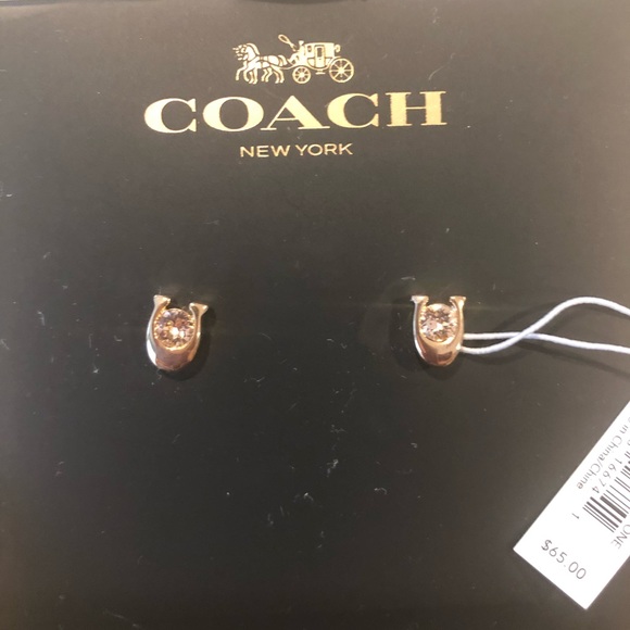 Coach stud earrings - Picture 2 of 8